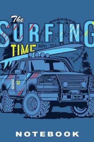 Cover of Surfing Time Rescue Truck 8.5" x 11" Notebook