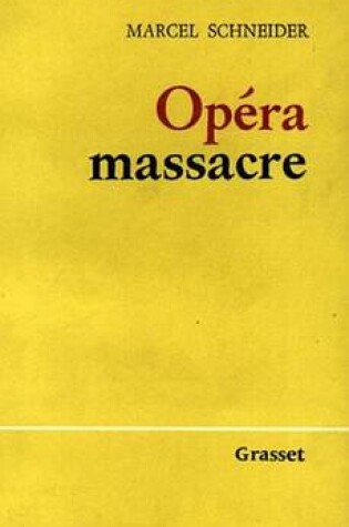 Cover of Opera-Massacre