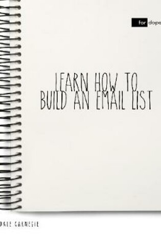 Cover of Learn How to Build an Email List