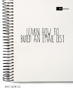 Book cover for Learn How to Build an Email List