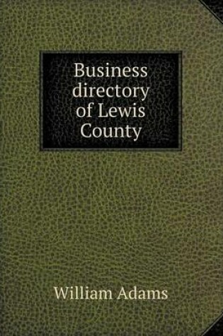 Cover of Business directory of Lewis County