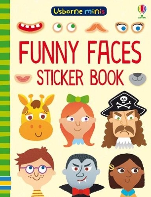 Book cover for Funny Faces Sticker Book