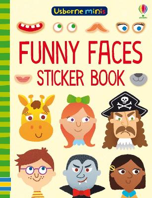 Book cover for Funny Faces Sticker Book