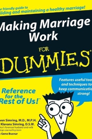 Cover of Making Marriage Work For Dummies