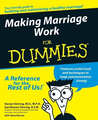 Book cover for Making Marriage Work For Dummies