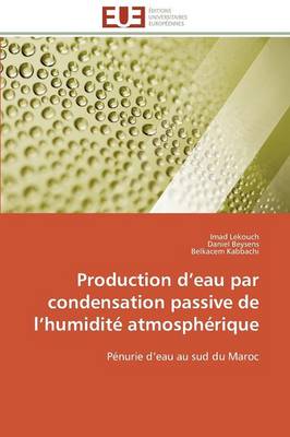 Book cover for Production D Eau Par Condensation Passive de L Humidit  Atmosph rique