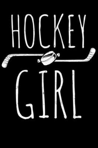 Cover of Ice Hockey Game Statistics Record Keeper Hockey Girl