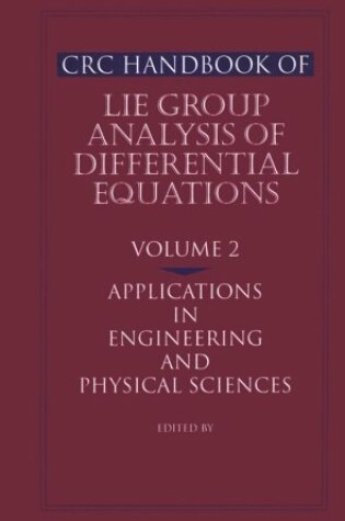 Cover of CRC Handbook of Lie Group Analysis of Differential Equations