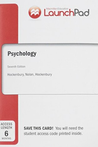 Cover of Launchpad for Hockenbury's Psychology (Six Month Access)