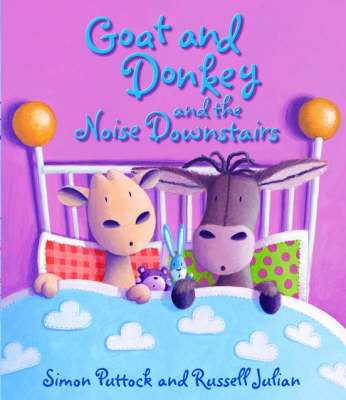 Book cover for Goat and Donkey and the Noise Downstairs