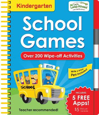 Book cover for Let's Leap Ahead Kindergarten School Games