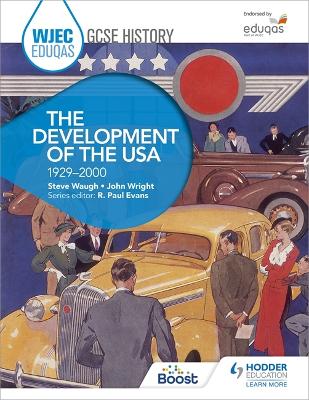 Book cover for WJEC Eduqas GCSE History: The Development of the USA, 1929-2000