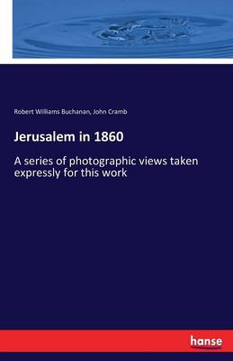 Book cover for Jerusalem in 1860