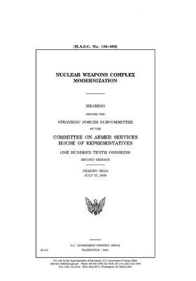 Book cover for Nuclear weapons complex modernization