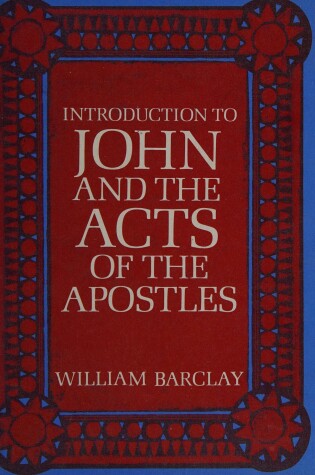 Cover of Introduction to John and the Acts of the Apostles