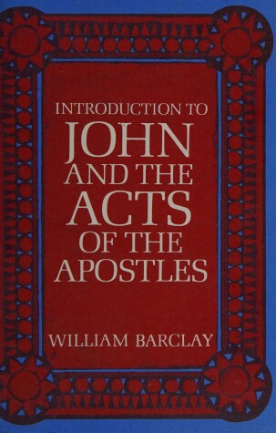 Book cover for Introduction to John and the Acts of the Apostles