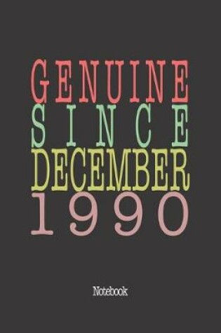 Cover of Genuine Since December 1990