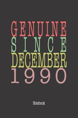 Book cover for Genuine Since December 1990