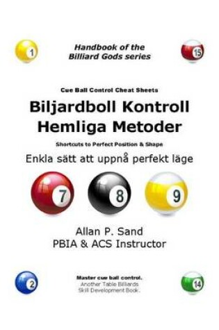 Cover of Cue Ball Control Cheat Sheets (Swedish)