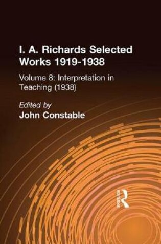 Cover of Interpretation In Teaching V 8
