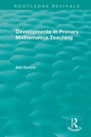 Cover of Developments in Primary Mathematics Teaching