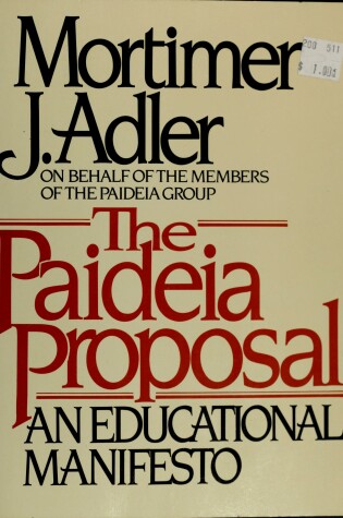 Cover of The Paideia Proposal