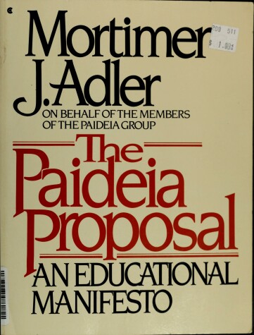 Book cover for The Paideia Proposal