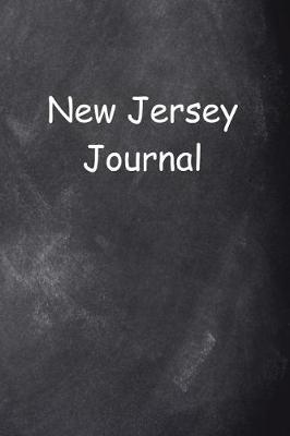 Book cover for New Jersey Journal Chalkboard Design