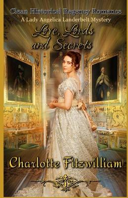 Cover of Love, Lords, and Secrets (Large Print)