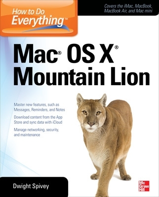 Cover of How to Do Everything Mac OS X Mountain Lion