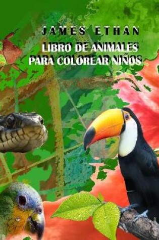 Cover of Libro de Animales Para Colorear Niños