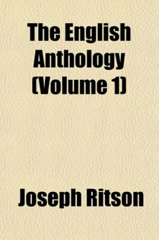 Cover of The English Anthology (Volume 1)