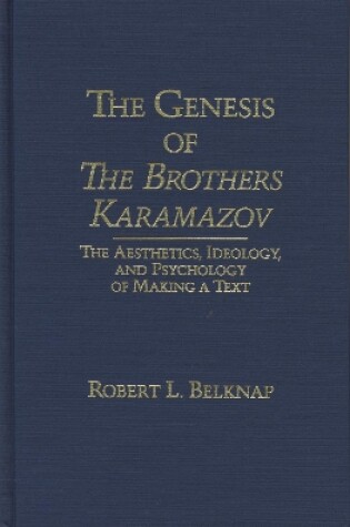 Cover of The Genesis of the Brothers Karamazov