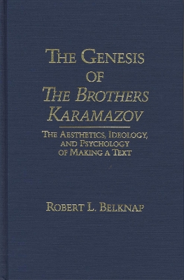 Book cover for The Genesis of the Brothers Karamazov