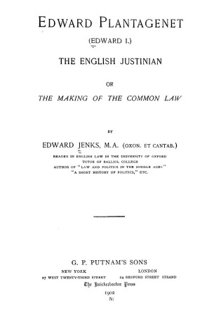 Cover of Edward Plantagenet