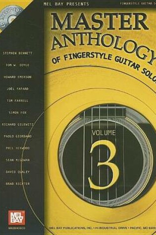 Cover of Master Anthology of Fingerstyle Guitar Solos, Volume 3