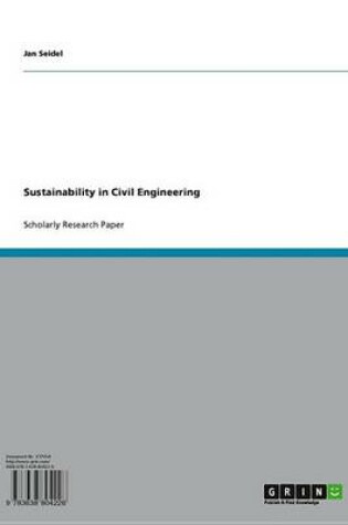 Cover of Sustainability in Civil Engineering