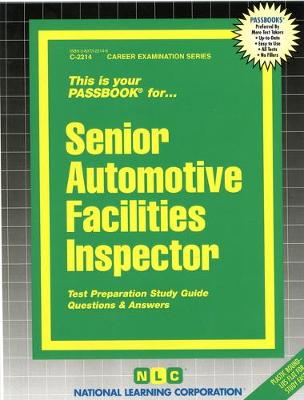 Book cover for Senior Automotive Facilities Inspector