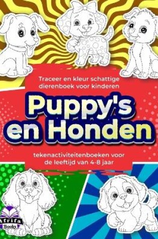 Cover of Traceer en kleur schattige dierenboek voor kinderen