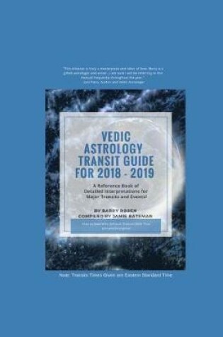 Cover of Vedic Astrology Transit Guide For 2018 - 2019
