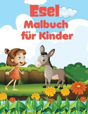 Book cover for Esel malbuch für kinder