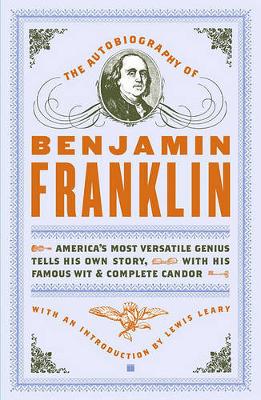 Book cover for The Autobiography of Benjamin Franklin