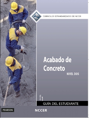 Book cover for Concrete Finishing Level 2 Trainee Guide in Spanish