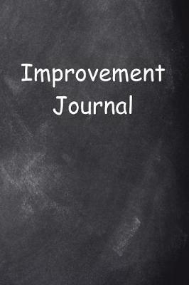 Cover of Improvement Journal Chalkboard Design