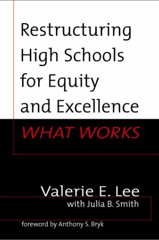 Cover of Restructuring High Schools for Equity and Excellence