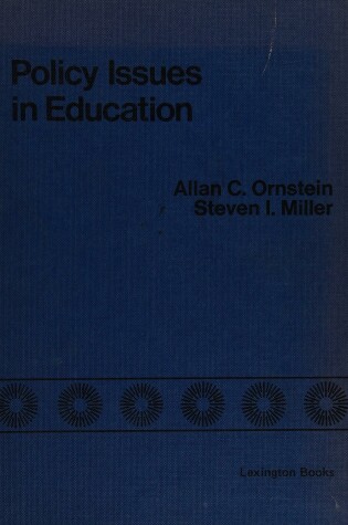 Cover of Policy Issues in Education