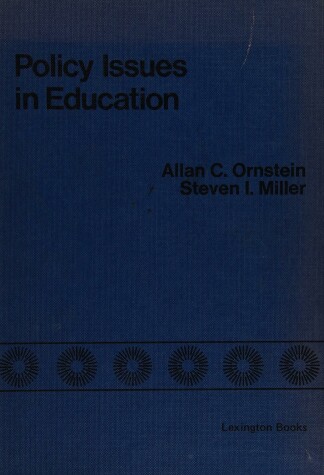 Book cover for Policy Issues in Education