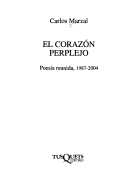 Book cover for El Corazon Perplejo