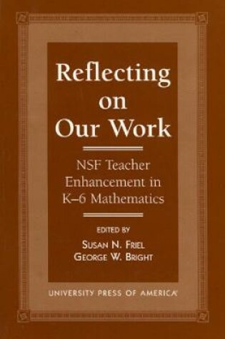 Cover of Reflecting on Our Work