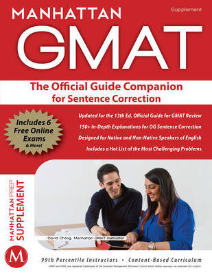 Book cover for Official Guide Companion for Sentence Correction